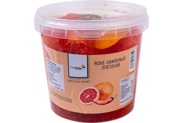 Rode grapefruit zoetzuur 1kg stuk